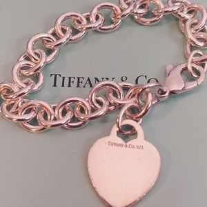 Authentic Tiffany Heart Bracelet